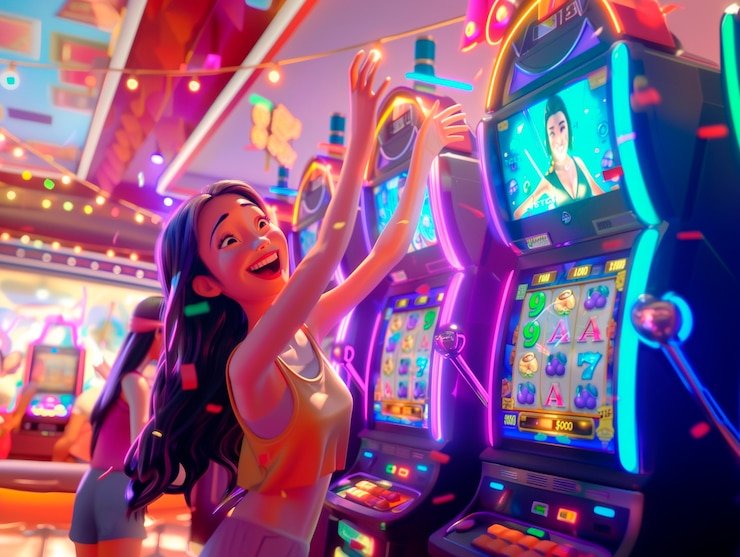 Tampilan antarmuka hiburan digital dan slot online dalam kalender event x2download untuk pengguna Indonesia