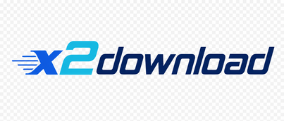 Logo x2download platform hiburan Indonesia